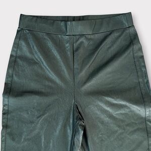 Splendid Black Faux Leather Paneled Leggings (XS)